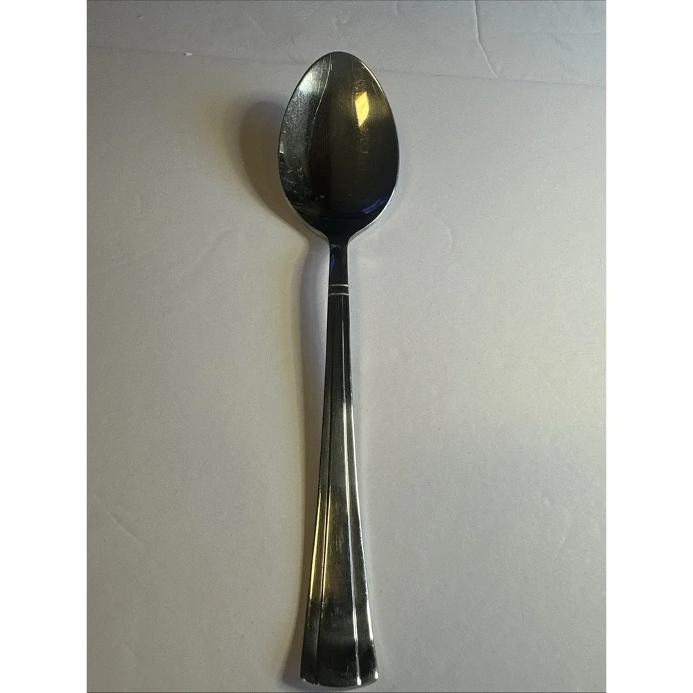 Geo by Cuisinart STAINLESS FLATWARE 18/10 Serving Spoon 8 1/2 Inches